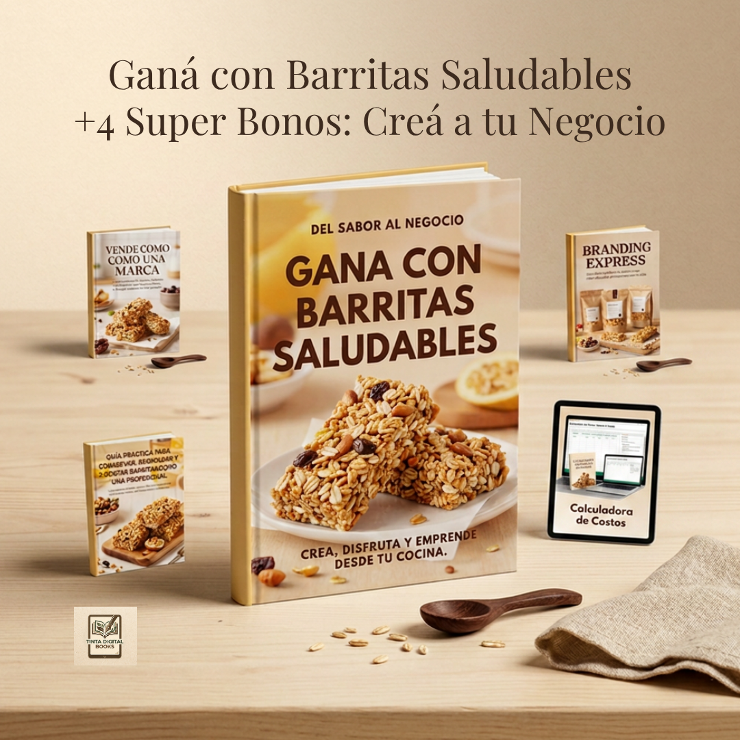 Ganá con Barritas Saludables+4 Bonos: De la receta a tu Negocio